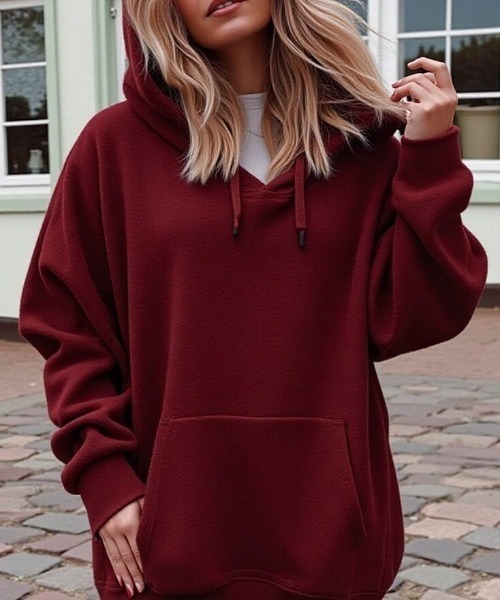 セール】カンガルーポケットオーバサイズフーディー（パーカー