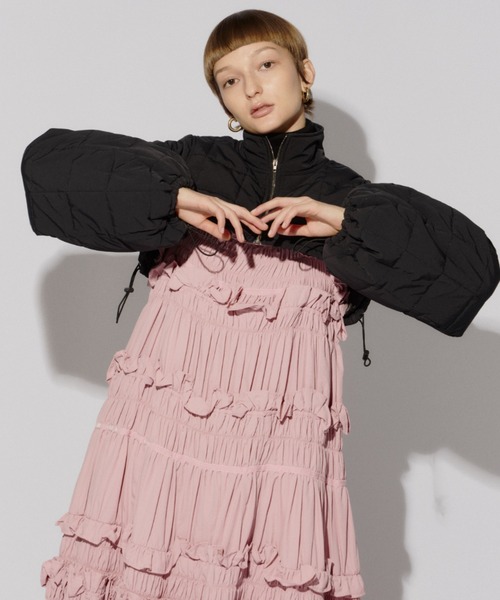 PERNA（ペルナ）の「キルティングショートジャケット（その他アウター