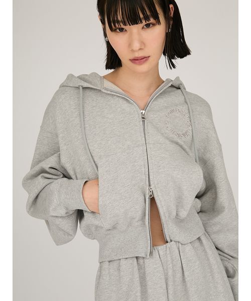 NewBalance for emmi　ダブルジップフーディースウェット New Balance for emmi】ダブルジップフーディースウェット（スウェット