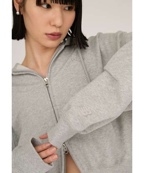 NEW BALANCE(ニューバランス)の「【New Balance for emmi】ダブルジップフーディースウェット(スウェット・レディース・ホワイト・M)」の16枚目の写真
