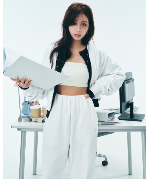 New Balance for emmi】ダブルジップフーディースウェット（スウェット