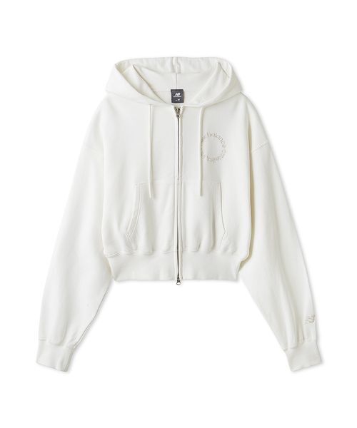 NEW BALANCE(ニューバランス)の「【New Balance for emmi】ダブルジップフーディースウェット(スウェット・レディース・ホワイト・M)」の6枚目の写真
