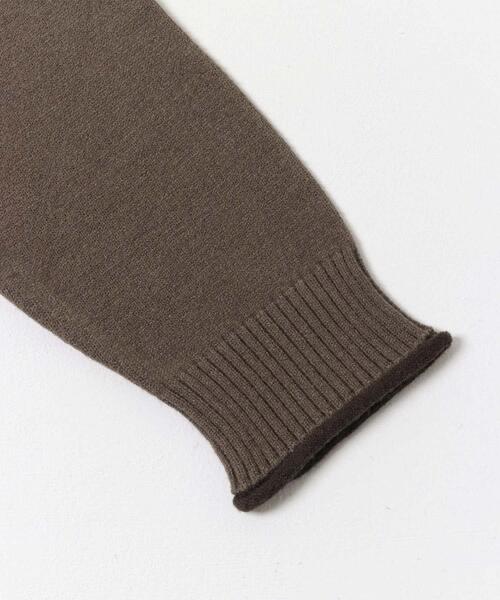 ITEMS URBANRESEARCH（アイテムズ アーバンリサーチ）の「『洗濯可/静電気防止』ハイショクハイネックニット（ニット/セーター・レディース・オフホワイト/グレー/ブルー系その他/モカ/ライトグレー/ネイビー・FREE）」の8枚目の写真