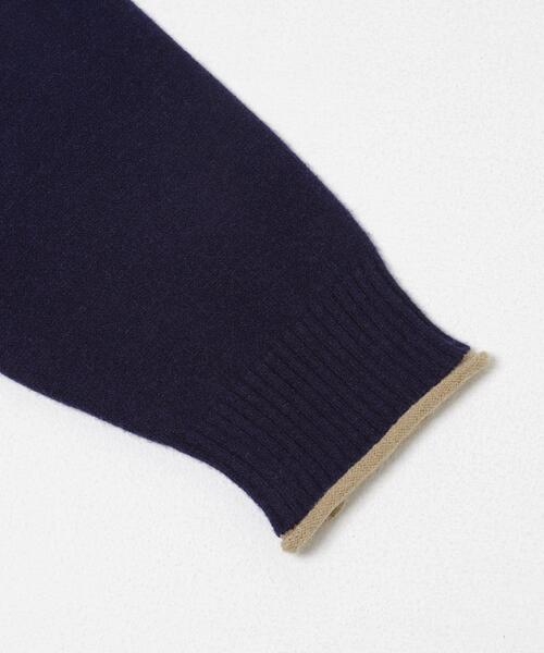 ITEMS URBANRESEARCH（アイテムズ アーバンリサーチ）の「『洗濯可/静電気防止』ハイショクハイネックニット（ニット/セーター・レディース・オフホワイト/グレー/ブルー系その他/モカ/ライトグレー/ネイビー・FREE）」の15枚目の写真