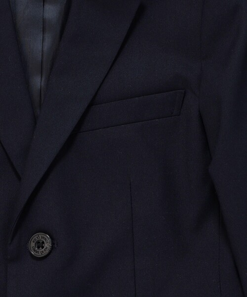 COMME CA ISM（コムサイズム）の「【セットアップ対応】TRトロピカル ジャケット(140-160cm)（スーツジャケット・キッズ・ネイビー・160cm/150cm/140cm）」の6枚目の写真