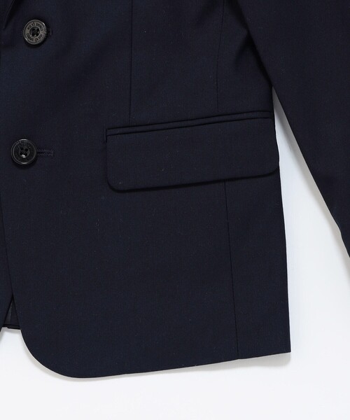 COMME CA ISM（コムサイズム）の「【セットアップ対応】TRトロピカル ジャケット(140-160cm)（スーツジャケット・キッズ・ネイビー・160cm/150cm/140cm）」の9枚目の写真
