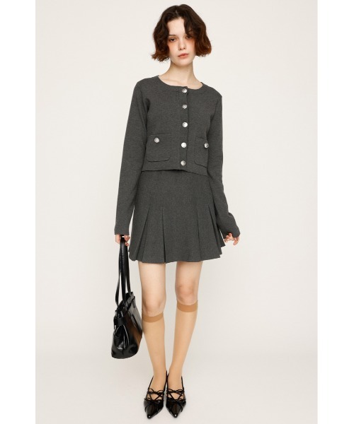 SLY(スライ)の「【再入荷】MILANO RIB PLEATS 2P ミラノリブ プリーツ ツーピー 秋服 冬服(ワンピース・レディース・ブラック/アイボリー/杢グレー・FREE)」の18枚目の写真