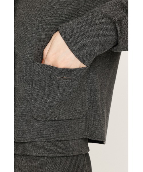 SLY(スライ)の「【再入荷】MILANO RIB PLEATS 2P ミラノリブ プリーツ ツーピー 秋服 冬服(ワンピース・レディース・ブラック/アイボリー/杢グレー・FREE)」の7枚目の写真