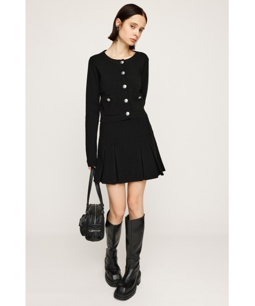 SLY(スライ)の「【再入荷】MILANO RIB PLEATS 2P ミラノリブ プリーツ ツーピー 秋服 冬服(ワンピース・レディース・ブラック/アイボリー/杢グレー・FREE)」の14枚目の写真
