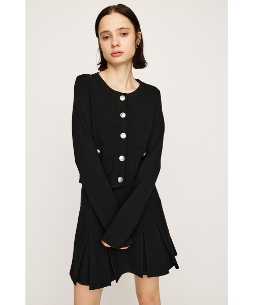 SLY(スライ)の「【再入荷】MILANO RIB PLEATS 2P ミラノリブ プリーツ ツーピー 秋服 冬服(ワンピース・レディース・ブラック/アイボリー/杢グレー・FREE)」の15枚目の写真