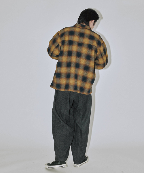 JOURNAL STANDARD J.S HOMESTEAD(ジャーナルスタンダードホームステッド)の「Stead / T/C ネップ オンブレー ジップ アップ シャツ(シャツ/ブラウス・メンズ・コバルトブルー/ブルー系その他/アーミー/ブラック系その他・LARGE/MEDIUM)」の12枚目の写真
