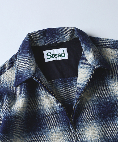JOURNAL STANDARD J.S HOMESTEAD(ジャーナルスタンダードホームステッド)の「Stead / T/C ネップ オンブレー ジップ アップ シャツ(シャツ/ブラウス・メンズ・コバルトブルー/ブルー系その他/アーミー/ブラック系その他・LARGE/MEDIUM)」の18枚目の写真