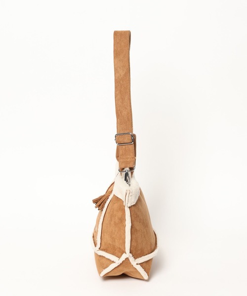 Minnetonka（ミネトンカ）の「【MINNETONKA(ミネトンカ)】別注ショルダートート（ショルダーバッグ・レディース・チャコール/キャメル・FREE）」の15枚目の写真