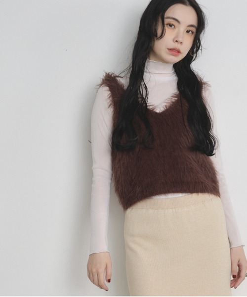 セール】フェザーヤーンベスト（ベスト）｜Shelly island（シェリー