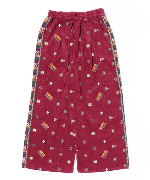 チャイハネ（チャイハネ）の「【チャイハネ】ジャーティコーデュロイMEN'S刺繍パンツ（その他パンツ・メンズ・ターコイズブルー/ワイン/ホワイト・FREE）」の3枚目の写真