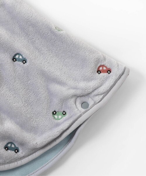 apres les cours(アプレレクール)の「ボア刺繍マント(その他ベビーウェア・キッズ・ブラウン/ライトグレー/アイボリー・80/90)」の7枚目の写真