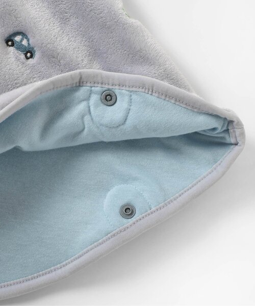 apres les cours(アプレレクール)の「ボア刺繍マント(その他ベビーウェア・キッズ・ブラウン/ライトグレー/アイボリー・80/90)」の8枚目の写真