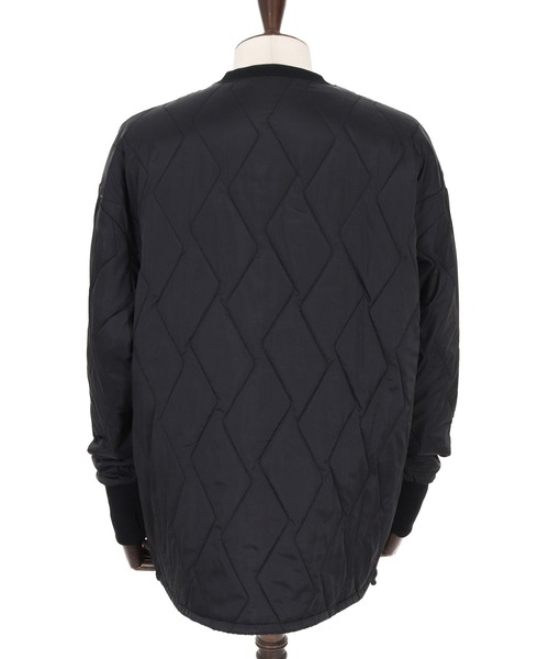 CAMBIO(カンビオ)の「mlt5429-Nylon Mini Ripstop Wave Quilting Pullover キルティングプルオーバー(A55925cmb)(Tシャツ/カットソー・メンズ・ブラック/オリーブ・S/M/L)」の16枚目の写真