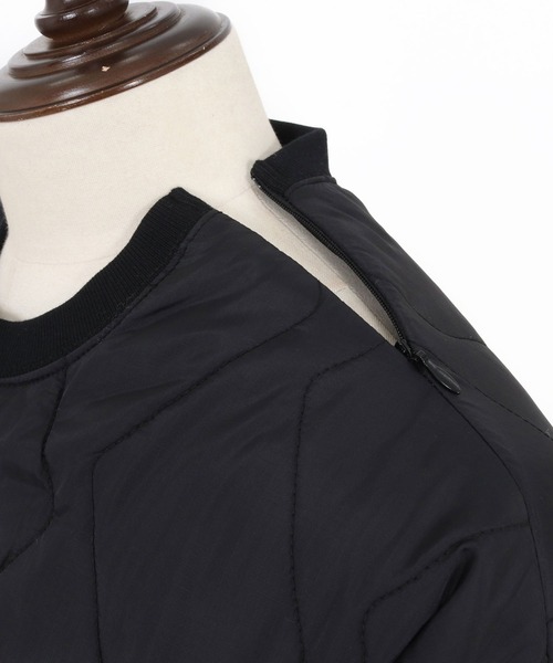 CAMBIO(カンビオ)の「mlt5429-Nylon Mini Ripstop Wave Quilting Pullover キルティングプルオーバー(A55925cmb)(Tシャツ/カットソー・メンズ・ブラック/オリーブ・S/M/L)」の18枚目の写真