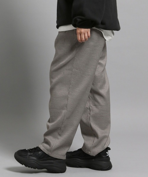 GEORGE'S(ジョージズ)の「チドリワイドテーパーパンツ(スラックス・メンズ・グレー/アイボリー・MEDIUM/LARGE)」の11枚目の写真