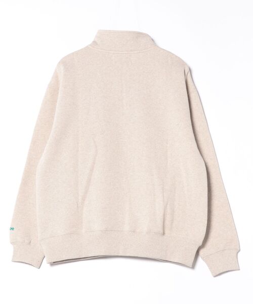 Lee（リー）の「Lee/リー ハーフジップスウェット 裏起毛（スウェット・メンズ・ブラック/ベージュ/オフホワイト・SMALL/MEDIUM/LARGE/X-LARGE）」の4枚目の写真