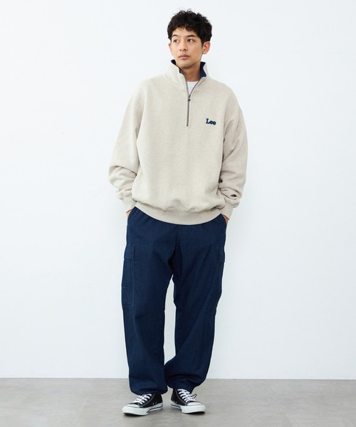 Lee/リー ハーフジップスウェット 裏起毛（スウェット）｜Lee（リー