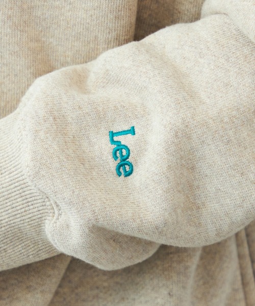 Lee（リー）の「Lee/リー ハーフジップスウェット 裏起毛（スウェット・メンズ・ブラック/ベージュ/オフホワイト・SMALL/MEDIUM/LARGE/X-LARGE）」の13枚目の写真