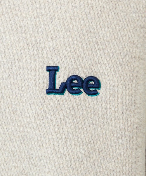 Lee（リー）の「Lee/リー ハーフジップスウェット 裏起毛（スウェット・メンズ・ブラック/ベージュ/オフホワイト・SMALL/MEDIUM/LARGE/X-LARGE）」の15枚目の写真