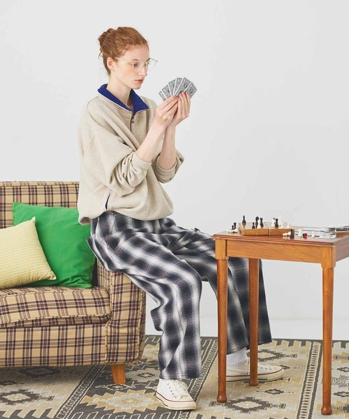 Lee（リー）の「Lee/リー ハーフジップスウェット 裏起毛（スウェット・メンズ・ブラック/ベージュ/オフホワイト・SMALL/MEDIUM/LARGE/X-LARGE）」の18枚目の写真