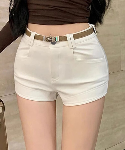 Chiina /Y2Kスリムフィットショートパンツ（その他パンツ）｜Chiina