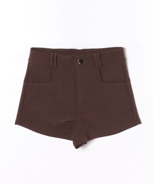 Chiina(チーナ)の「Chiina /Y2Kスリムフィットショートパンツ(その他パンツ・レディース・ベージュ/ブラウン/ホワイト/ブラック・FREE)」の17枚目の写真