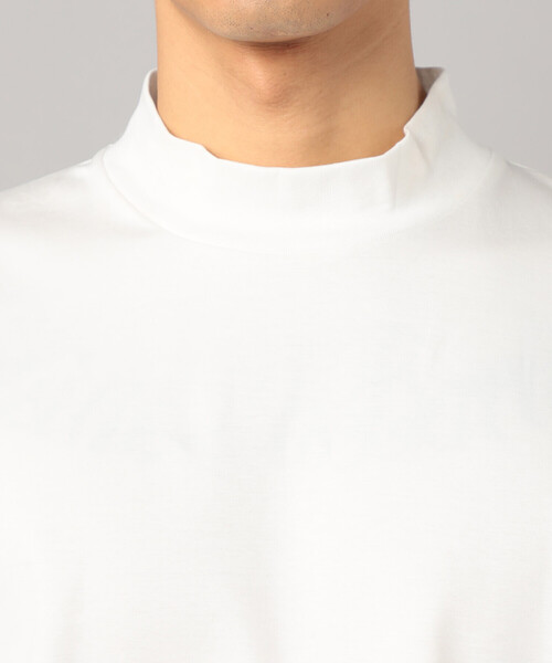 COMME CA MEN(コムサメン)の「シルキーポンチ モックネック長袖Tシャツ(Tシャツ/カットソー・メンズ・ホワイト/チャコールグレー/ブラック・M/L)」の22枚目の写真