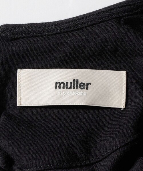 muller of yoshiokubo(ミュラーオブヨシオクボ)の「<muller of yoshiokubo>レザーライク コンビネーショントップス(その他トップス・レディース・ブラック・36)」の4枚目の写真