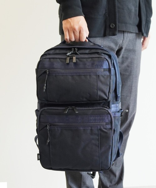 ace.(エース)の「エースジーン リュックサック デュラムーヴ A4サイズ収納可能 15.6inchPC収納 22L 930g 68139(バックパック/リュック・メンズ・ブラック/ネイビー・FREE)」の3枚目の写真