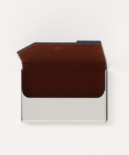 Fun & Daily（ファンアンドデイリー）の「F&D : 木目柄ステンレス名刺入れ（名刺入れ・メンズ・ネイビー/グリーン/ブラック・FREE）」の10枚目の写真