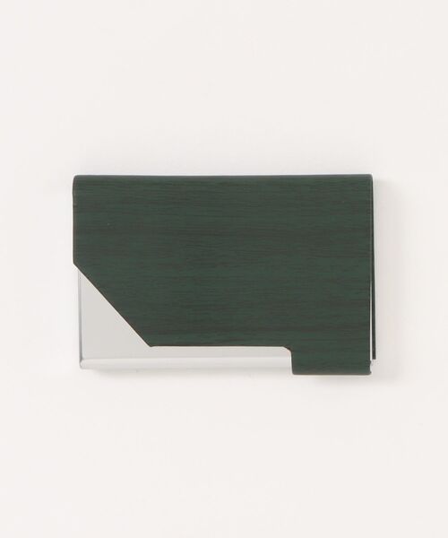 Fun & Daily（ファンアンドデイリー）の「F&D : 木目柄ステンレス名刺入れ（名刺入れ・メンズ・ネイビー/グリーン/ブラック・FREE）」の13枚目の写真