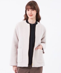 マッキントッシュフィロソフィー　ノーカラーコート リバービーバーノーカラーコート(コート)｜MACKINTOSH