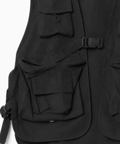 CALIFORNIA OUTFITTERS(カリフォルニア アウトフィッターズ)の「9D6 マルチポケット ユーティリティ ベスト(ベスト・メンズ・ブラック・M/L/XL)」の9枚目の写真