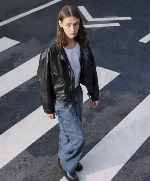 V2（ブイツー）の「V2／8248 レザーJP（ライダースジャケット・メンズ・ブラック・MEDIUM/LARGE）」の14枚目の写真