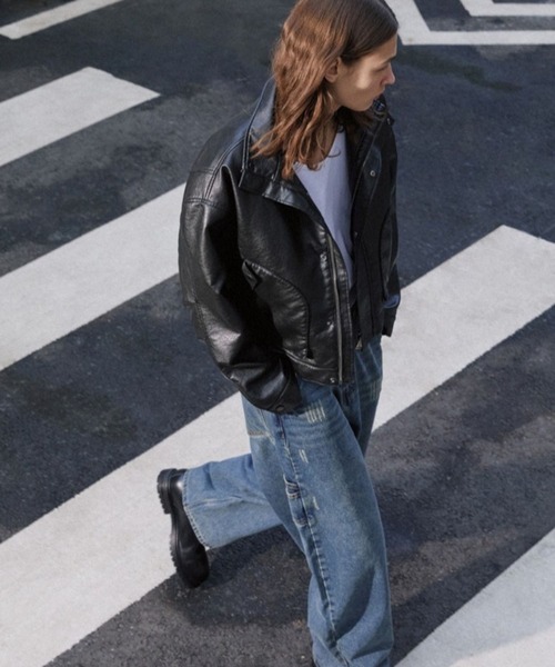 V2（ブイツー）の「V2／8248 レザーJP（ライダースジャケット・メンズ・ブラック・MEDIUM/LARGE）」の21枚目の写真