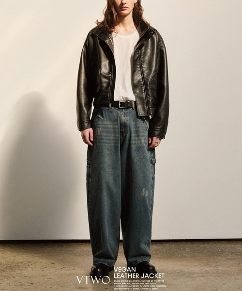 V2（ブイツー）の「V2／8248 レザーJP（ライダースジャケット・メンズ・ブラック・MEDIUM/LARGE）」の12枚目の写真