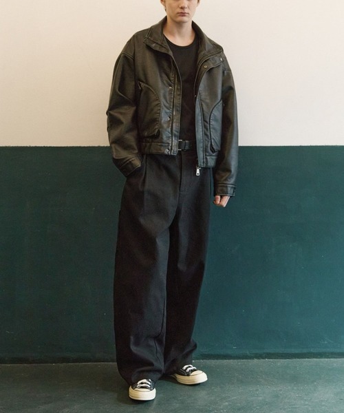 V2（ブイツー）の「V2／8248 レザーJP（ライダースジャケット・メンズ・ブラック・MEDIUM/LARGE）」の7枚目の写真