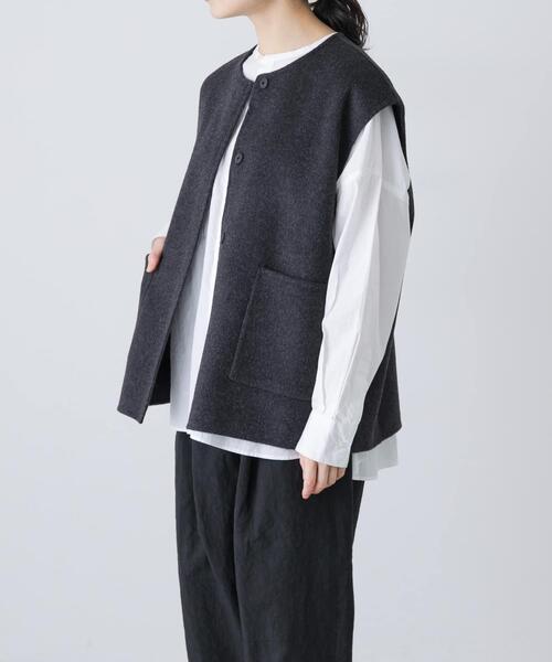 ウールリバーベスト（その他アウター）｜かぐれ（カグレ）の