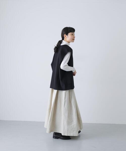 かぐれ（カグレ）の「ウールリバーベスト（その他アウター・レディース・チャコールグレー/ブラック/オートミール・FREE）」の21枚目の写真