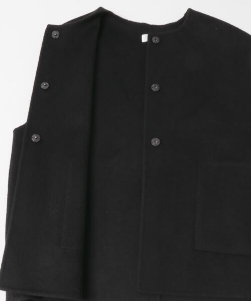 新品 かぐれ 今季 2025秋冬 ウールリバーベスト オートミール かぐれ