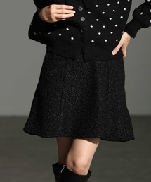 Sawa a la mode（サワアラモード）の「ループツイードミニフレアスカート（スカート・レディース）」