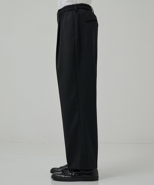 STUDIOUS（ステュディオス）の「【STUDIOUS】BAP WOOL スラックス（スラックス・メンズ・ダークブラウン/ブラック・1/2）」の4枚目の写真
