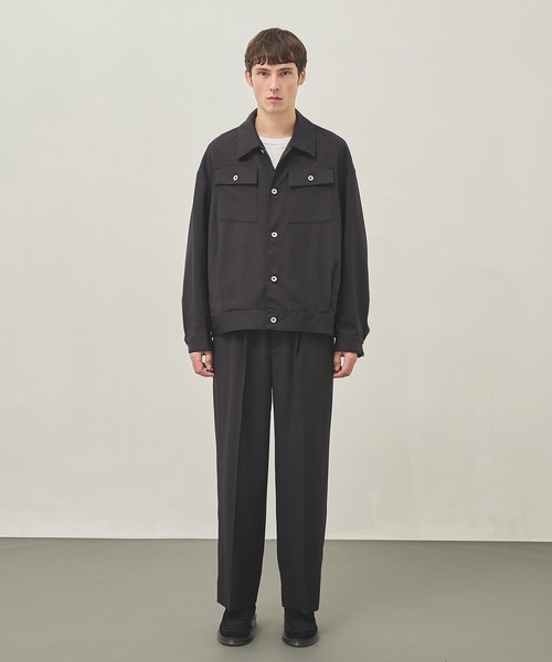 STUDIOUS（ステュディオス）の「【STUDIOUS】BAP WOOL スラックス（スラックス・メンズ・ダークブラウン/ブラック・1/2）」の17枚目の写真