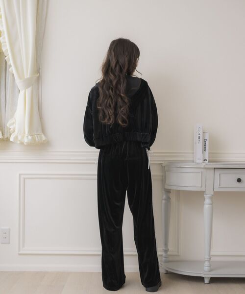 ems excite（エムズエキサイト）の「【セットアップ対応】レースアップベロアPT（その他パンツ・レディース・ブラック/ピンク/ブラウン・FREE）」の6枚目の写真