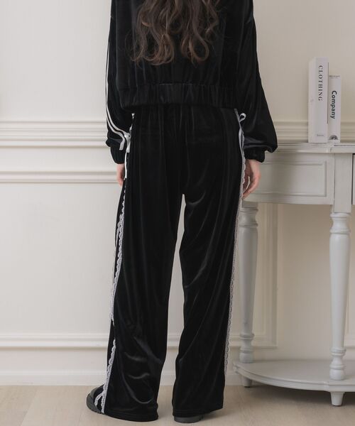 ems excite（エムズエキサイト）の「【セットアップ対応】レースアップベロアPT（その他パンツ・レディース・ブラック/ピンク/ブラウン・FREE）」の10枚目の写真